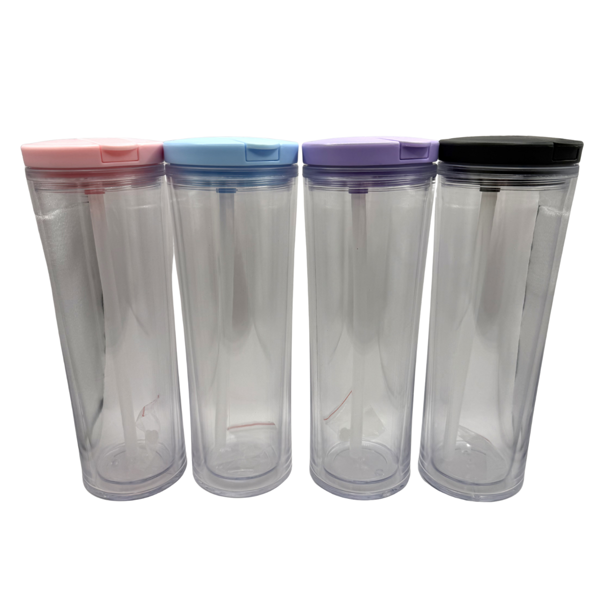 Snow Globe Drink Bottle (Flip Straw)