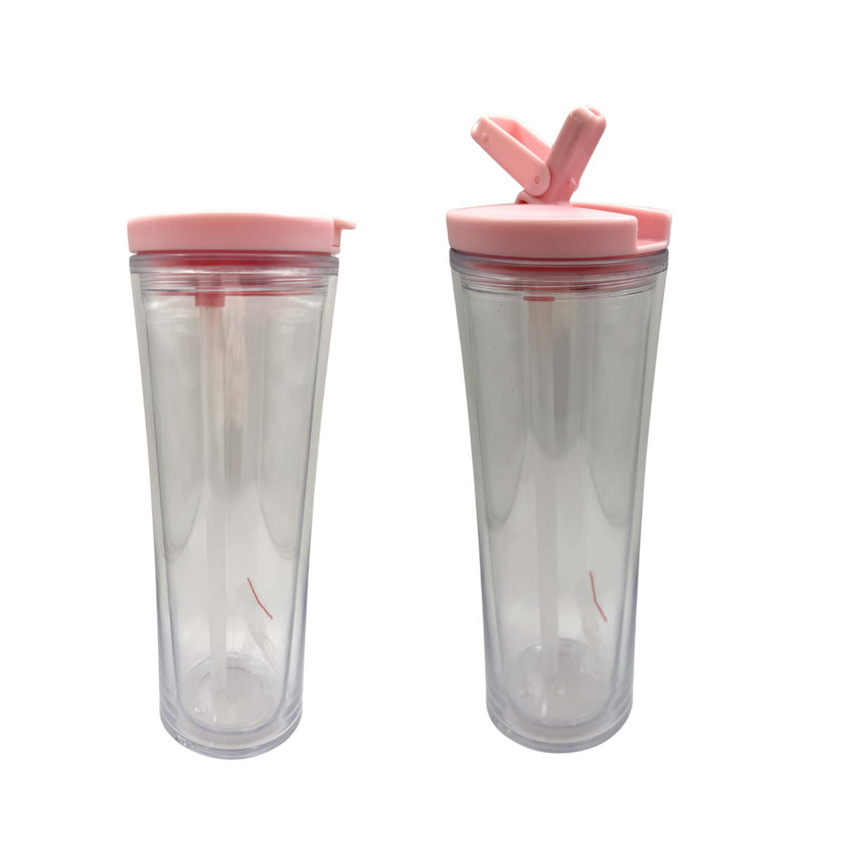 Snow Globe Drink Bottle (Flip Straw)