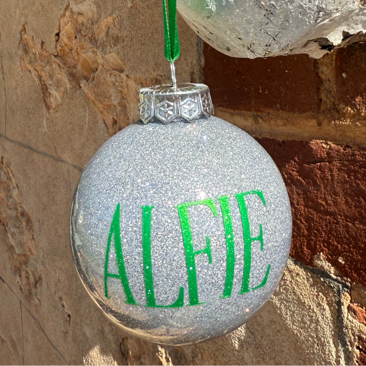 Glitter Baubles