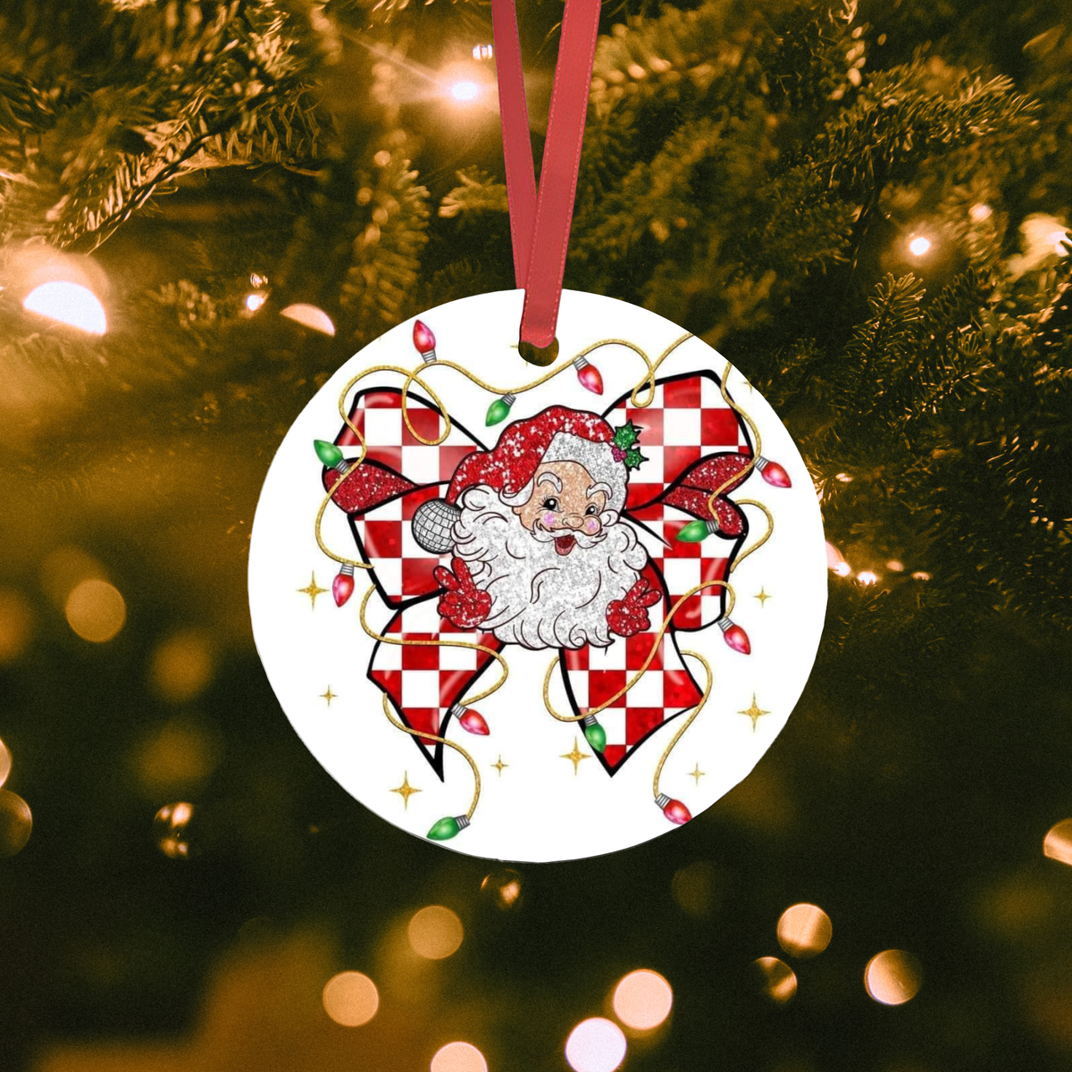 White Acrylic Christmas Decorations